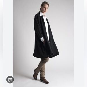 ESKANDAR Cashmere Shawl Cardigan